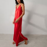 Lunya Pajamas Washable Silk Cami Pant Set - #Untold Scarlet